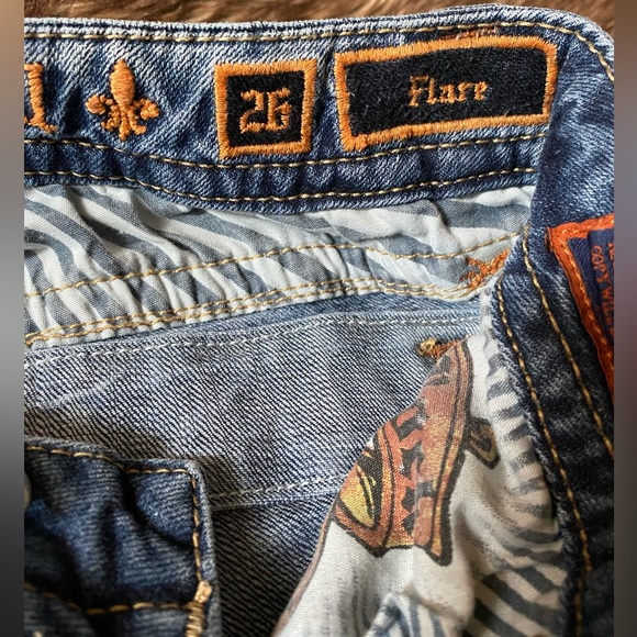 Rock Revival Flare Jeans Size 26 Inseam 32 - Picture 6 of 7